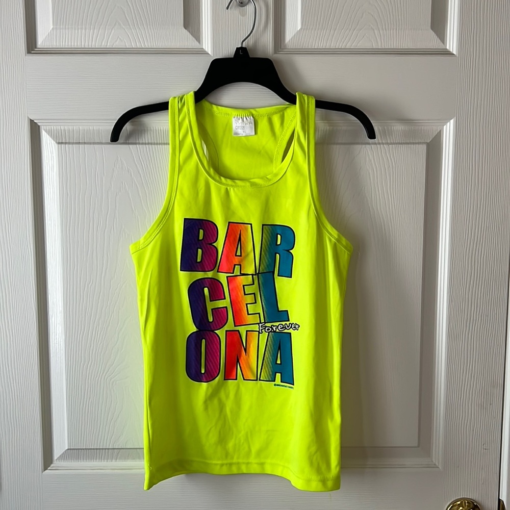 Barcelona Forever - Unique Neon Tank top - Women’s S/M •‎ Men’s XS • Kids XL - Picture 6 of 7
